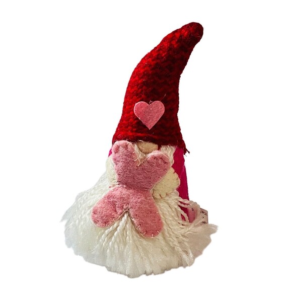 Gnomes XOXO Valentine’s Day Hearts 4 Loving Gnomes 7in - Picture 3 of 7